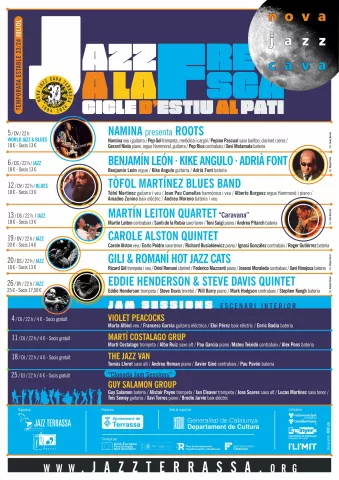 Cartell Juliol 2024 Nova Jazz Cava