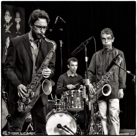 15è Jazzterrasman 2017 Pau Casares - Lluc Joan i Pau Casares