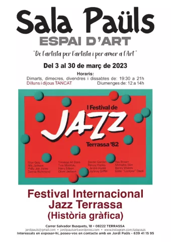 Vida Gràfica Del Festival Jazz Terrassa - Sala Paüls