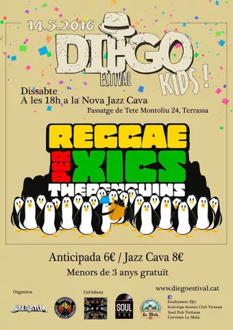 Diegoestival 16 Reggae Per Xics amb The Penguins