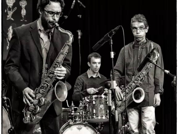 15è Jazzterrasman 2017 Pau Casares - Lluc Joan i Pau Casares